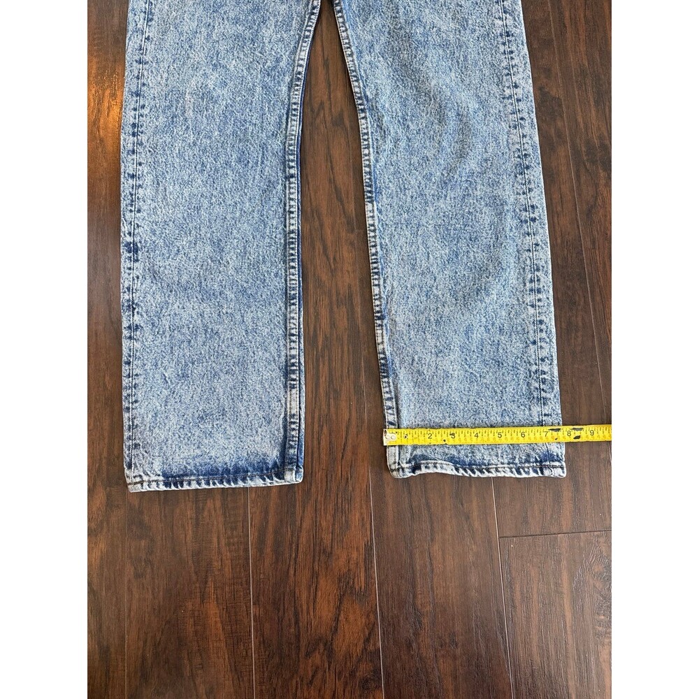 Vintage 80s Levi’s 501 Red Tag Made in USA Acid Wash Jeans 31x32 Women’s - Picture 11 of 12